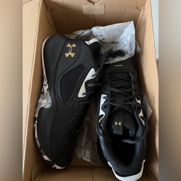 Under Armour Lockdown 6 Men’s Black Shoes Size-11 - Picture 7 of 8
